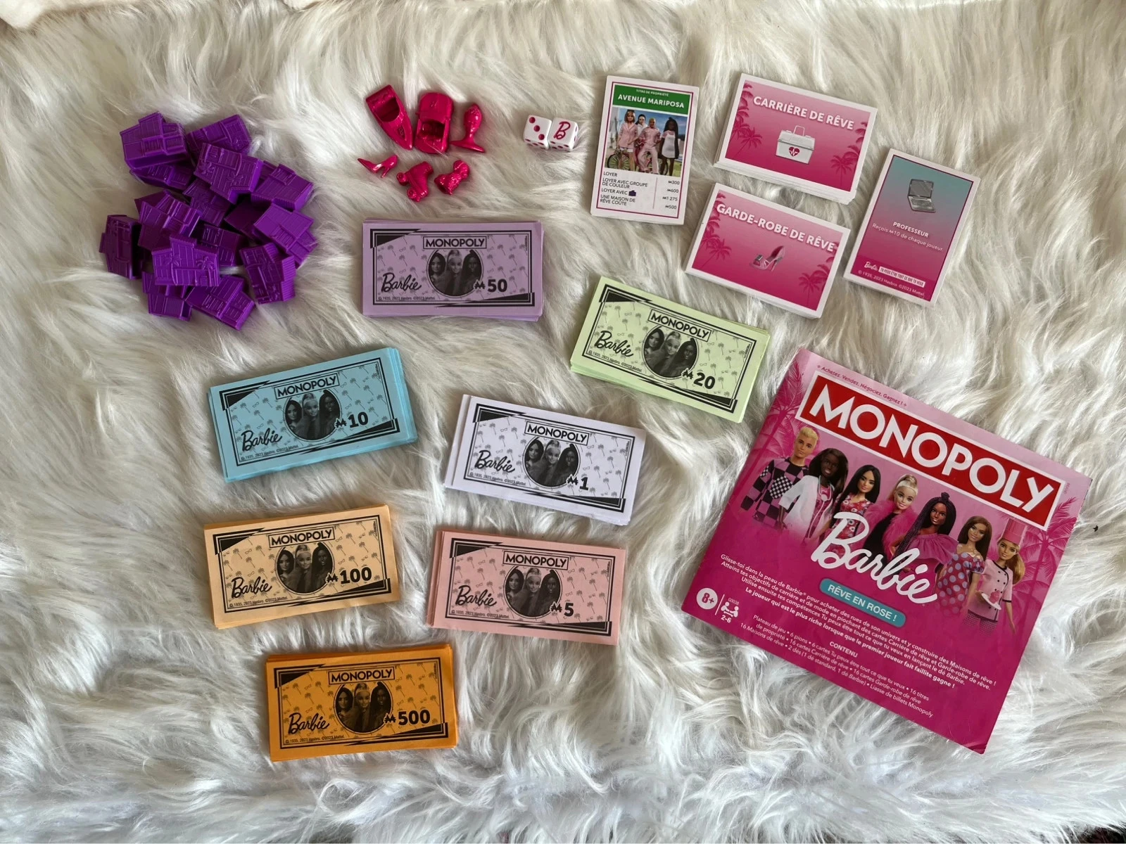 Monopoly Barbie – edición rosa coleccionista – photo 3